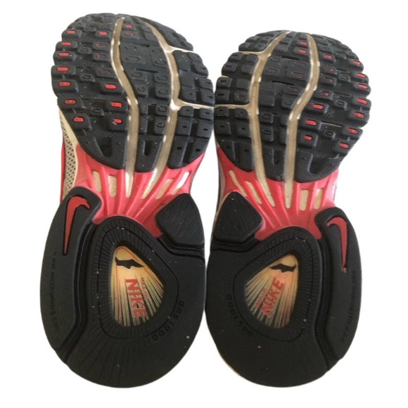 Nike air max 30/40 Women’s Size 7 Running Shoes Gray Red White EUC 313810-062 - Picture 6 of 9